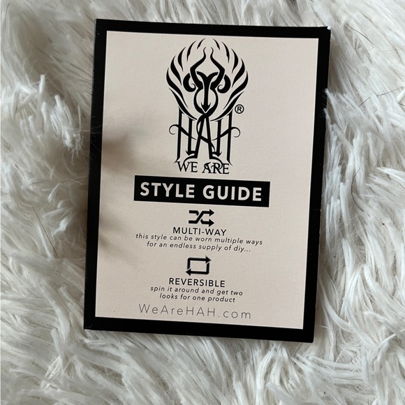 Revolve x We Are Hah Reversible Multiway DIY Top Lingerie Lilac Combo sze S - Picture 7 of 12